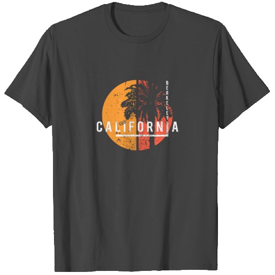 Berkeley California Cool Palm Tree Native T Shirts