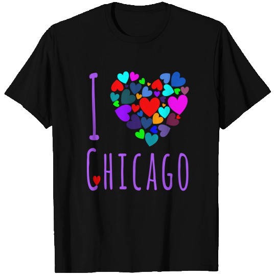 I Love Chicago Heart City Of Chicago T Shirts