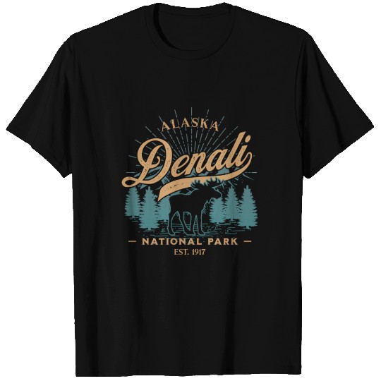 Denali National Park Camping Hiking T Shirts