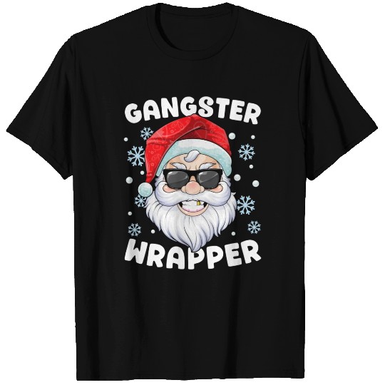 Gangster Wrapper Santa Gangsta Wrapper Funny T Shirts