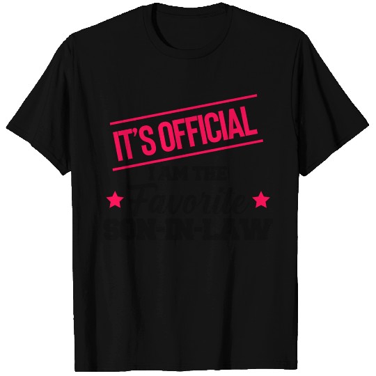 Favorite Son In Law T Shirts