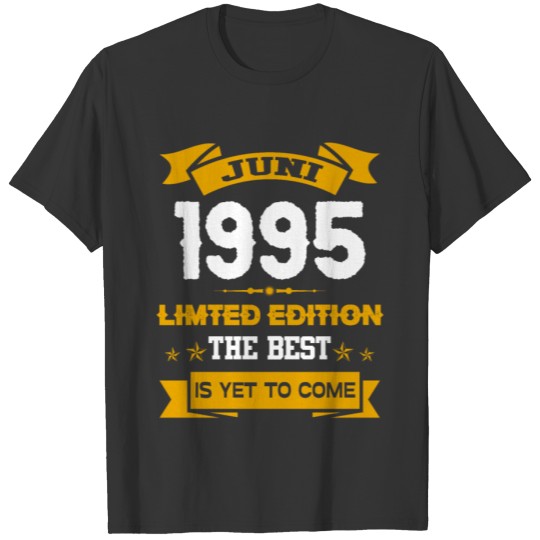 June 1995 Birthday Surprise T Shirts