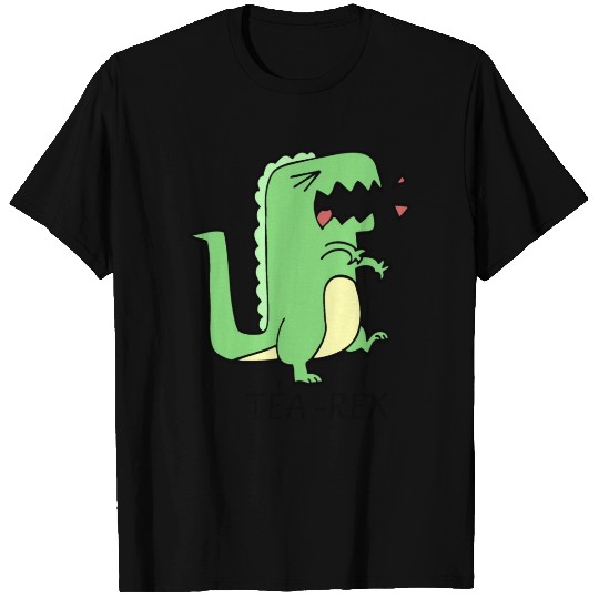 Tea-Rex Mug – Funny Dinosaur Design for Tea Lovers T Shirts
