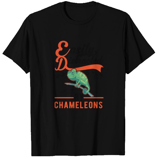 Easily Distracted By Chameleons Chameleon T Shirts