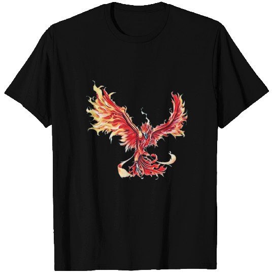 Phoenix From The Ashes Mythical Fire Bird Phoenix T Shirts