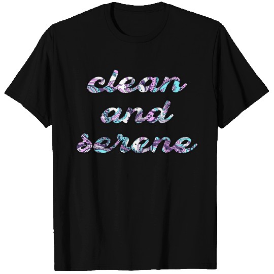 Clean and Serene paisley T Shirts