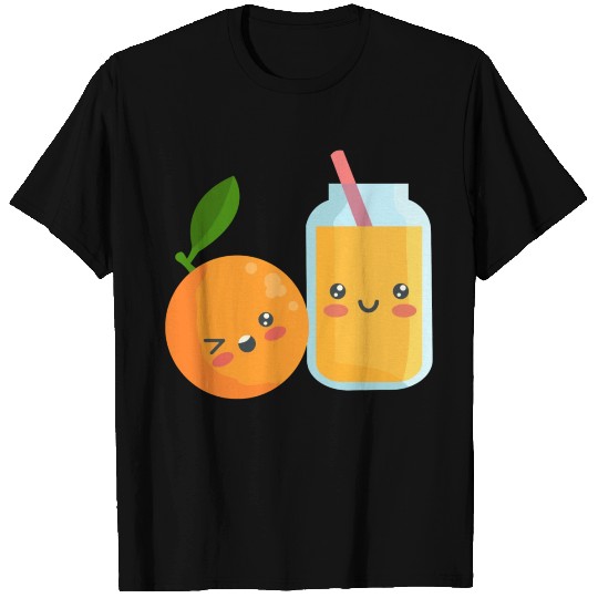 Cute Kawaii Orange Juice T Shirts