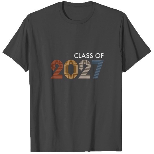 Class of 2027 College University High School Futur T Shirts