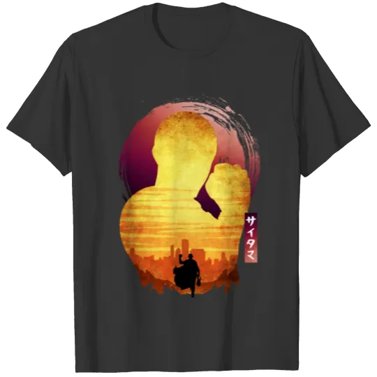OPM T ShirtMinimalist Silhouette Saitama T Shirts