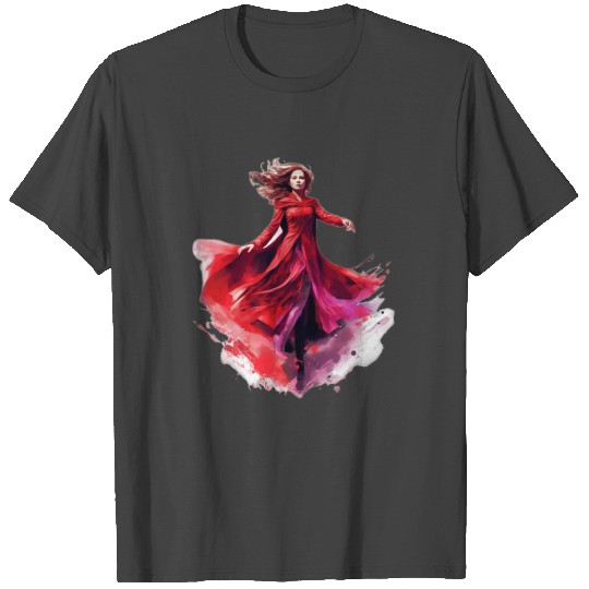 Matt Scarlet Witch In a Long gown T Shirts