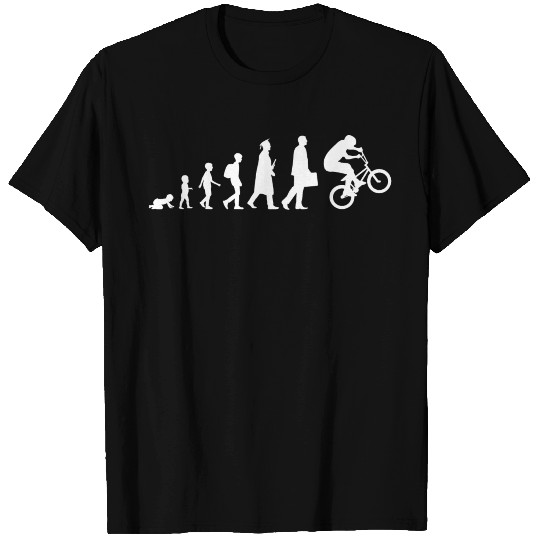 Evolution of a BMX Cyclist T Shirts