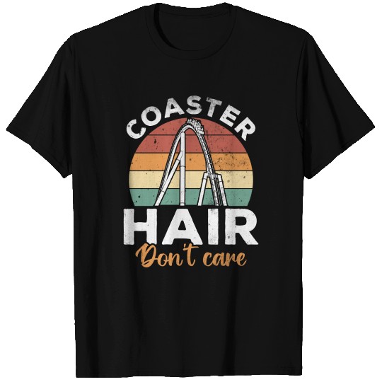 Coaster Hair Don t Care Roller Coaster Vintage T Shirts