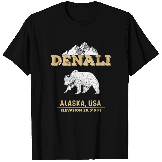 Mt Mo Denali National Park Alaa Bear T Shirts