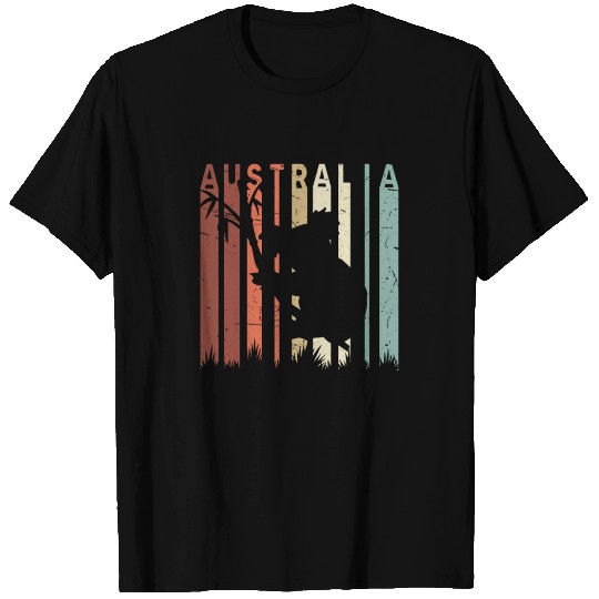 Retro Koala Bear Lover Distressed Australian Koala T Shirts