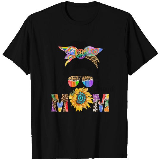 Proud Mom Pride Mess LGBT Gay Pride T Shirts