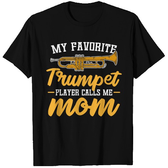 Cute Trumpet Mom Music Teacher Mother Instrument T Shirts
