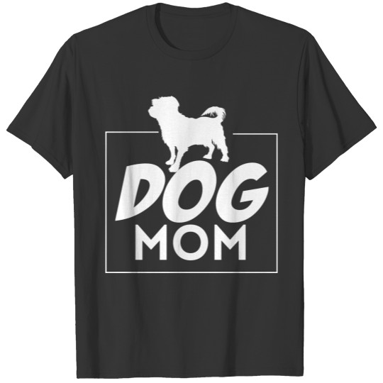 Dog Mom Funny Dog Paw Print Graphic Dog Lovers T Shirts