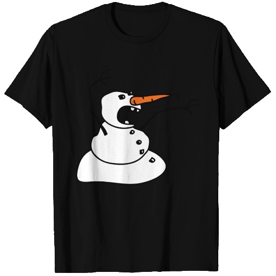 Angry Snowman T Shirts