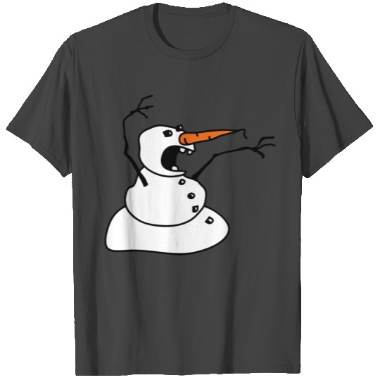 Angry Snowman T Shirts