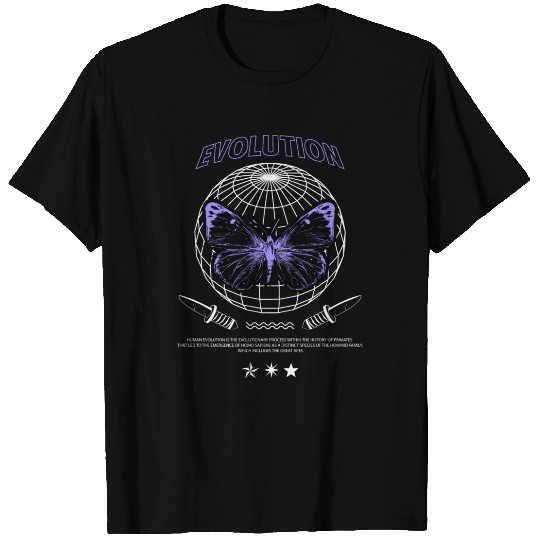 Butterfly Evolution T Shirts