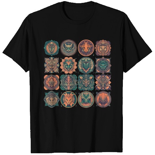 Celestial Creatures Emblems T Shirts