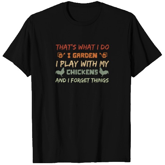 Retro Thats What I Do I Garden T Shirts