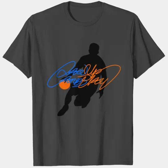 Basketball Lace Up And Hoop T Shirts