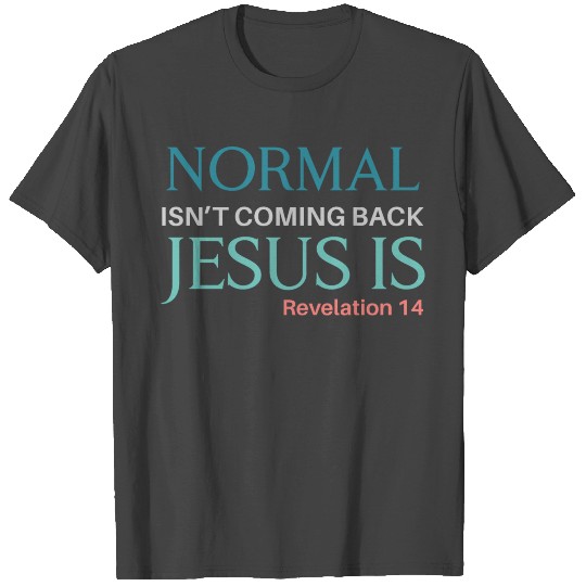 Normal Isn’t Coming Back Jesus Is Revelation chris T Shirts