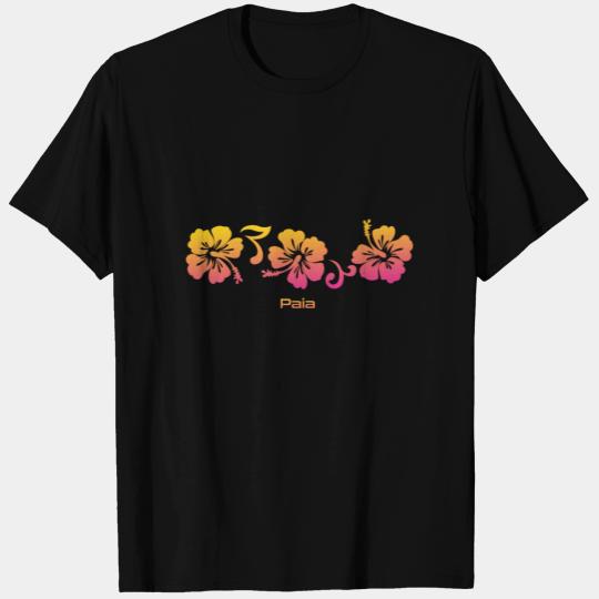 Paia Maui Hawaii Hibiscus Souvenir Vacation T Shirts