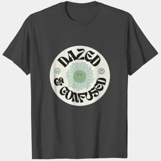 Dazed & Confused Retro Daisy Print, Seafoam T Shirts