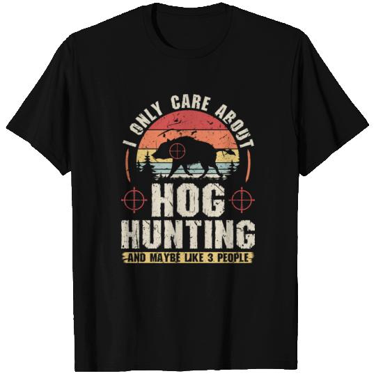 Boar Hunting Vintage Hog Hunter T Shirts