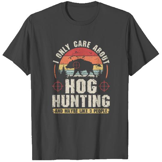 Boar Hunting Vintage Hog Hunter T Shirts