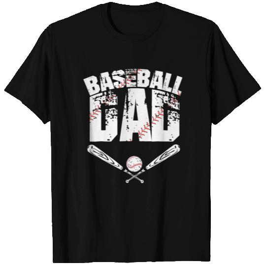 Funny Baseball Dad Father's Day Baseball lover T Shirts