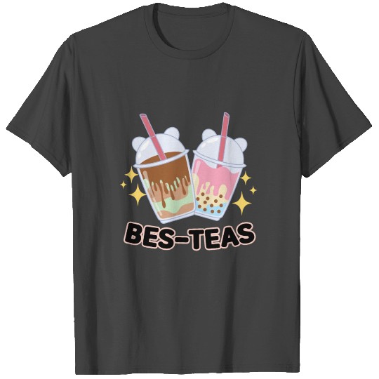 kawaii Bes Teas Bubble Tea Lover Boba Tea Drinker T Shirts