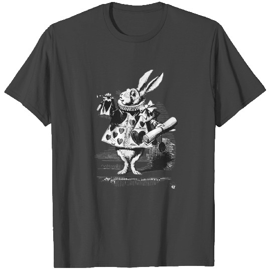 Easter Bunny Alice-In-Wonderland White Rabbit T Shirts