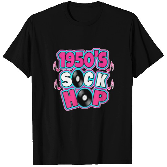 1950'S Sock Hop Theme Party For 50'S Dance T Shirts