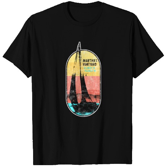 Martha'S Vineyard Sailing T Shirts