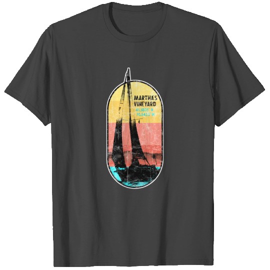 Martha'S Vineyard Sailing T Shirts