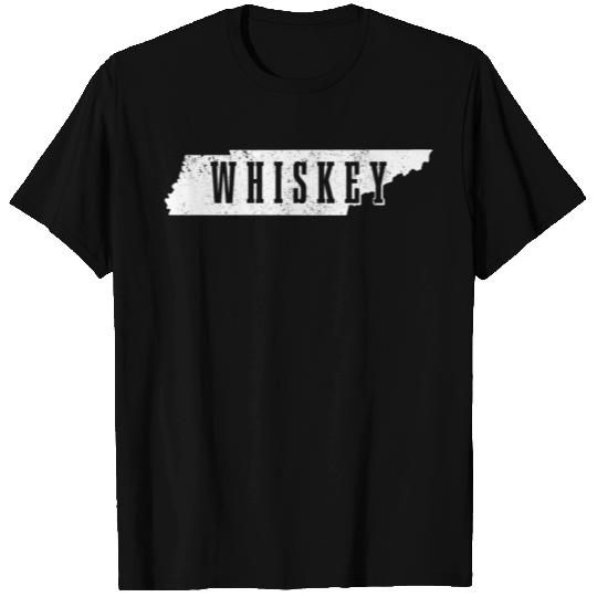 Tennessee Whiey State Map Bourbon Whiy T Shirts
