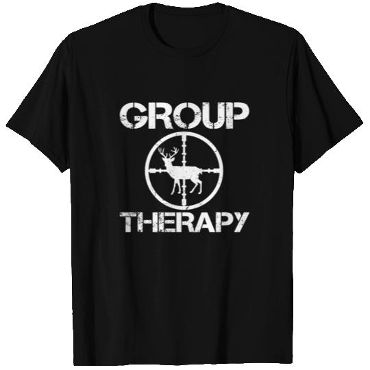 This Is What I Call Group Therapy Funny Retro Hunt T Shirts
