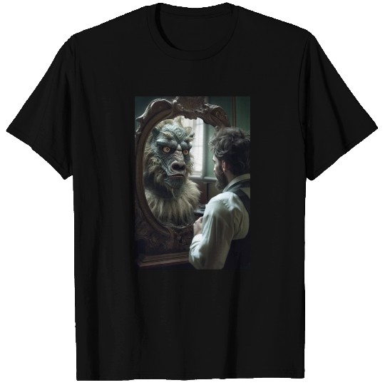 Reflections Unveiled: The Beast Within T Shirts