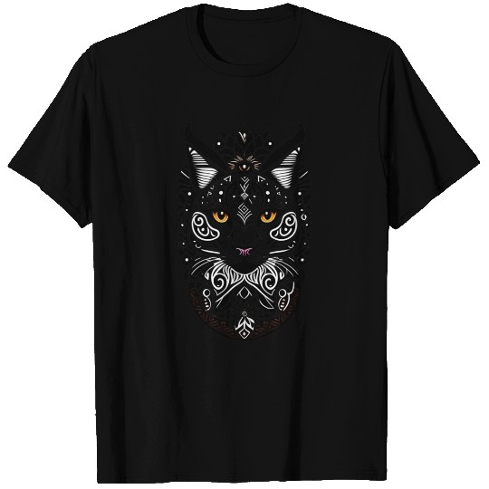 TribalCat Tattoo T Shirts