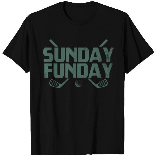 Sunday Funday Golf T Shirts