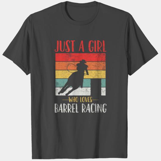 Barrel Racing Cowgirl Vintage T Shirts
