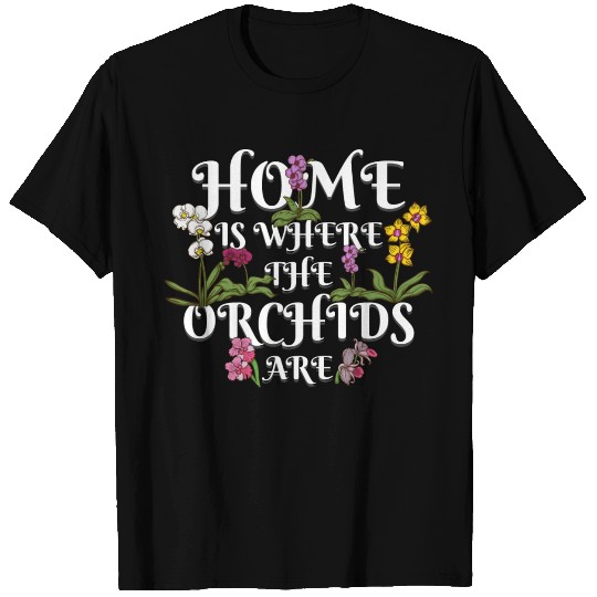 Orchid Flower Lover Women Florist Plants Lover T Shirts