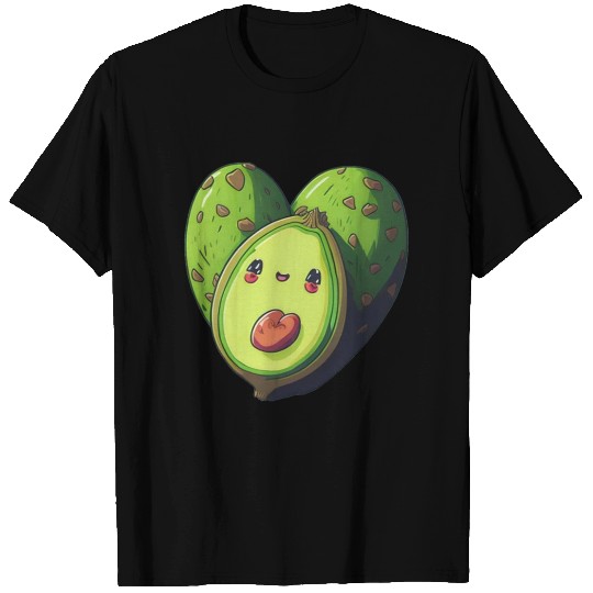 cute avocado minimalist sticker. T Shirts