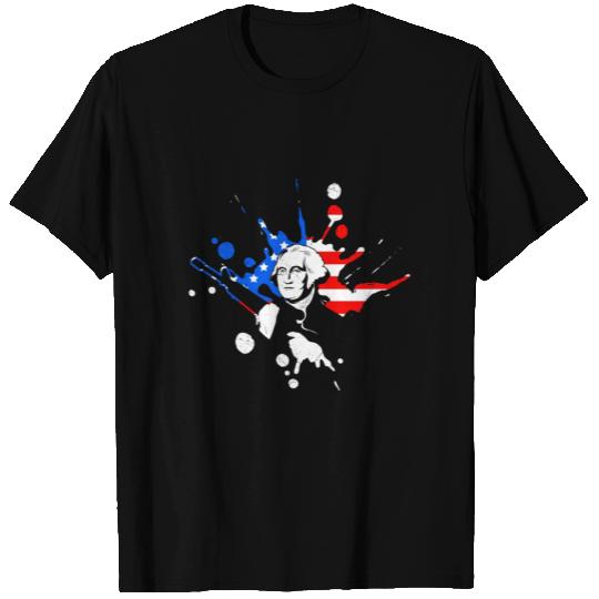 Merica George Washington Independence Day T Shirts
