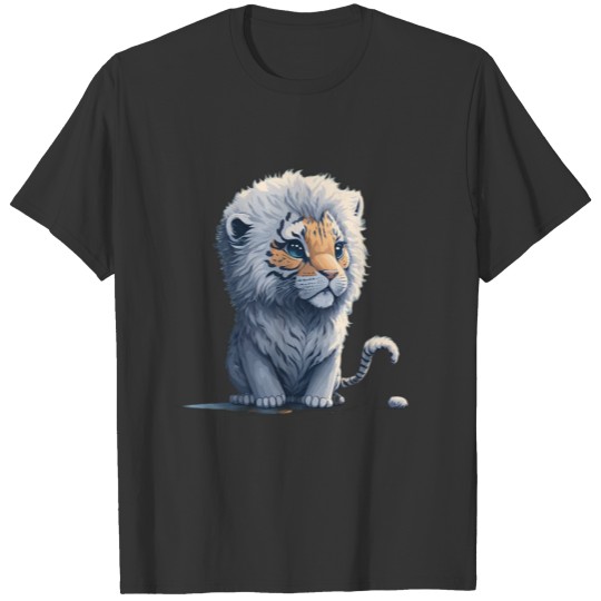 A lovable character of a fluffy cute baby tiger T Shirts