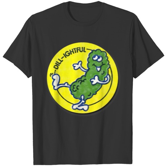 Vintage Scratch and Sniff Sticker Dill Pickle Dill T Shirts