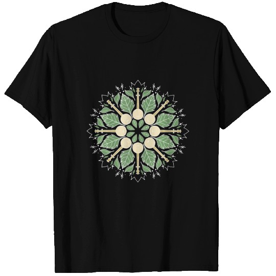 Banjo Mandala Bluegrass Mindfulness & Nature T Shirts